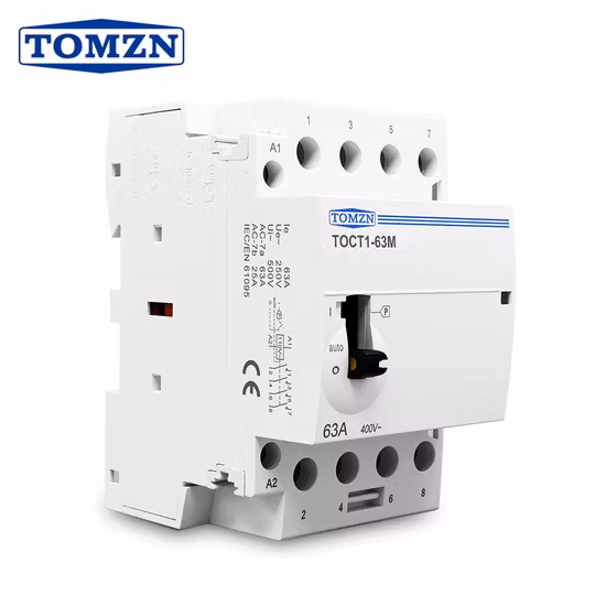 40A-63A Single Pole AC Modular Contactor for Making &amp; Breaking, Frequently Starting &amp; Controlling The AC Motor