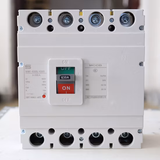 M1 Series Skm1-630s 4300 3300 MCCB Moulded Case Circuit Breaker