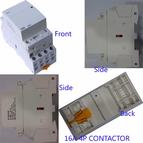 4p 20A 380V DIN Rail Modular AC Contactor for Automatic Roller Shutter Control