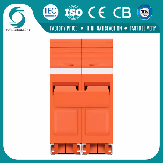 DC 500V 600V 2p Solar PV System Arrester Surge Protector Surge Protective Device