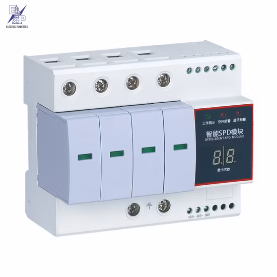 Solar DC SPD Dps 20ka 2p 3p AC SPD Surge Protective Device 800V 1000V 1200V 1500V
