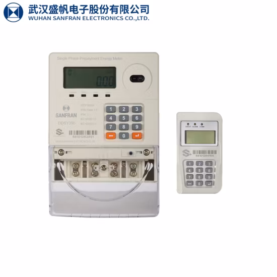 Sts DIN-Rail Keypad Prepaid Wired Connection Electricity Energy Meter