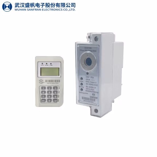 Sts Keypad Prepaid Three Phase Electricity Energy Meter