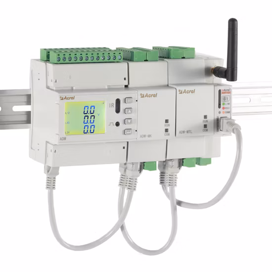 Wireless Three Phase Multi-Channel Energy Power Meter for Electricity with WiFi 4G